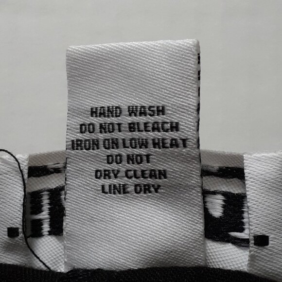 Habitat Crinkle Flood Pants with Hem Button Detail Black Size S - Picture 11 of 12